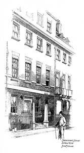 Maison de Sheridan, Savile Row, Londres, 1912