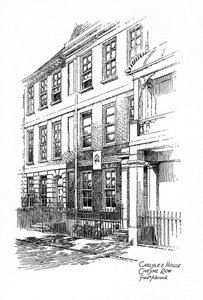 Maison de Thomas Carlyle, 24 Cheyne Row, Chelsea, Londres, 1912