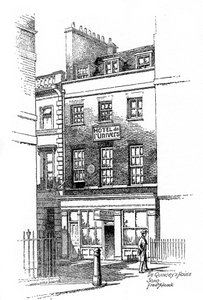 Maison de Thomas de Quincey, Soho, Londres, 1912