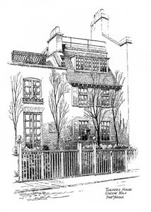 Maison de Turner, Cheyne Walk, Chelsea, Londres, 1912