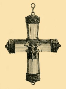 Crucifix en cristal, vers 1550, 1881