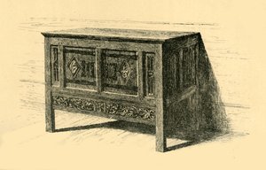 Coffre en chêne, 1460-1480, 1881