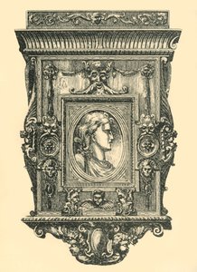 Cadre de miroir en noyer, début-milieu du 19e siècle, 1881 - Frederick Albert Slocombe