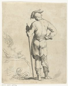 Homme debout (Het teekenboek van Abraham Bloemaert)