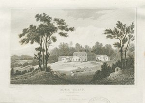 Burton-upon-Trent - Dove Cliff: gravure, vers 1830 - Frederick Calvert