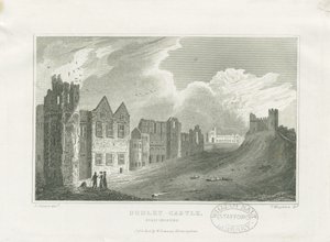 Château de Dudley - Le Donjon : gravure sur acier, nd [19e siècle]