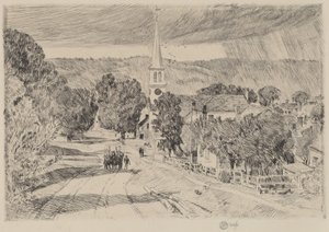 Un village du Vermont, 1923 - Frederick Childe Hassam