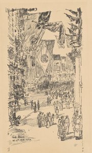 Avenue des Alliés, 1918