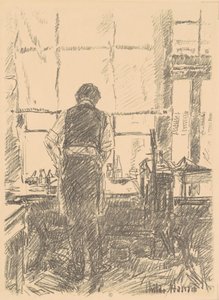 Portrait de Joseph Pennell, 1917