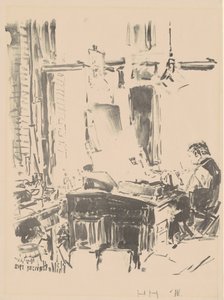 Le lithographe, 1918 - Frederick Childe Hassam