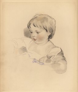 Portrait de Rowland Bloxam, neveu de Sir Thomas Lawrence - Frederick Christian Lewis