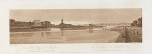 Vue du village de Chaillot & C. prise du Pont de la Concorde 1803 ; Planche 17 des Vues de Paris, le volume Emanuel traçage de la planche B1981.25.2626 - Frederick Christian Lewis the Elder