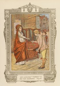 Mme Siddons se retourne pour payer ses porteurs - Frederick Colin Tilney