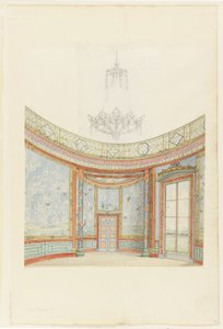 Projet de décoration du salon du pavillon royal de Brighton - Frederick Crace