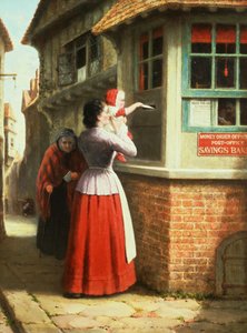 Poster une lettre, 1879