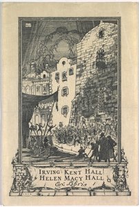 Ex-libris : Irving Kent Hall et Mary Kent Hall, inscrit
