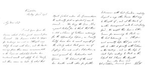 Lettre de William Pitt au Duc de Portland, 1796 - Frederick George Netherclift