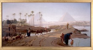 La décrue du Nil, 1873