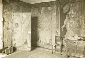 Manoir de Kelmscott : Dans la salle des tapisseries - Frederick H. Evans