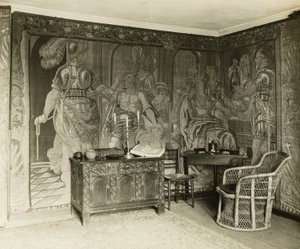 Manoir de Kelmscott : Dans la salle des tapisseries - Frederick H. Evans