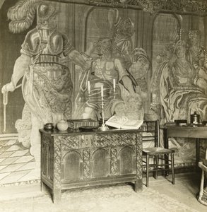 Manoir de Kelmscott : Détails de la tapisserie - Frederick H. Evans