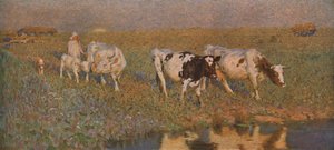 Le bassin de baignade, vers 1898, vers 1930
