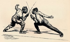 Escrimeurs, 1900