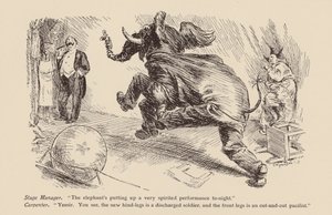 Éléphant de pantomime - Frederick Henry Townsend