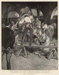 Répétition pour le défilé du jubilé de diamant - Frederick Henry Townsend
