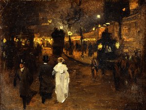Charing Cross Road la nuit, Londres