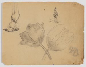 Page de carnet de croquis - Frederick Krieg