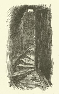 Escaliers menant à un grenier - Frederick L. Bernard