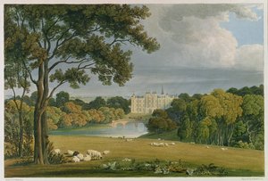 Vue de Burghley House, siège du marquis d