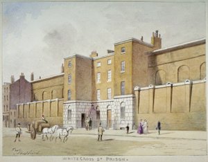 Vue de la prison de Whitecross Street pour débiteurs, Londres