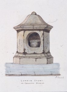 London Stone, Cannon Street, Londres