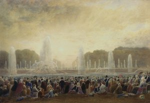 Les fontaines de Versailles - Frederick Nash