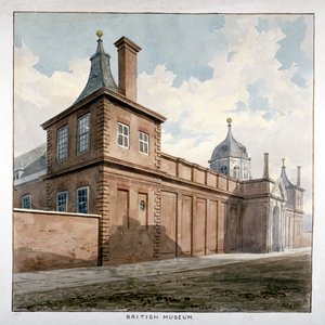 Vue du British Museum, Bloomsbury, Londres, vers 1807