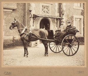 Le roi George V et la reine Mary, vers 1890