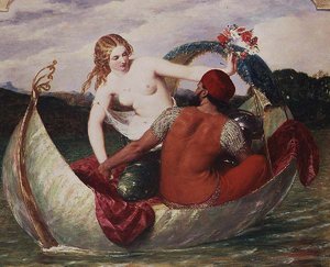 Le bateau de perles, vers 1845 - Frederick Richard Pickersgill
