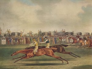 Sir Joshua battant Filho Da Puta à Newmarket, vers 1816, 1929 - Frederick Rosenberg