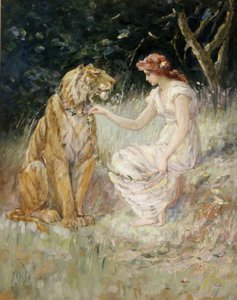 La dame et le tigre - Frederick Stuart Church