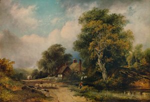 Paysage - Frederick W Watts