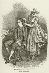 Denis Duval et sa mère - Frederick Walker