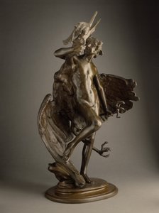 Jeune faune et héron - Frederick William MacMonnies