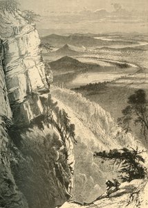 Chattanooga et le Tennessee depuis Lookout Mountain, 1872