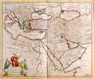 Italie, péninsule balkanique, Turquie, Liban, Syrie, Israël, Jordanie, Irak, péninsule arabique, Iran - Frederick de Wit