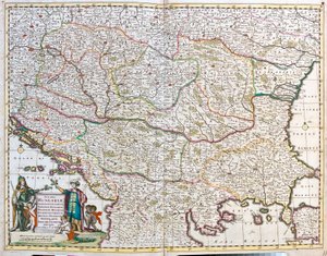 Carte du Royaume de Hongrie (gravure) - Frederick de Wit