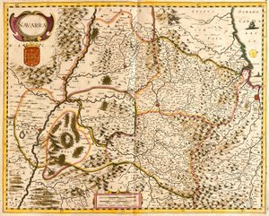 Carte du Royaume de Navarre (France) (gravure)