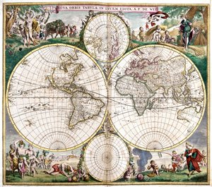 Planisphère du Monde