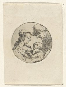 Homme et femme avec enfant - Frederik Hendrik Weissenbruch
